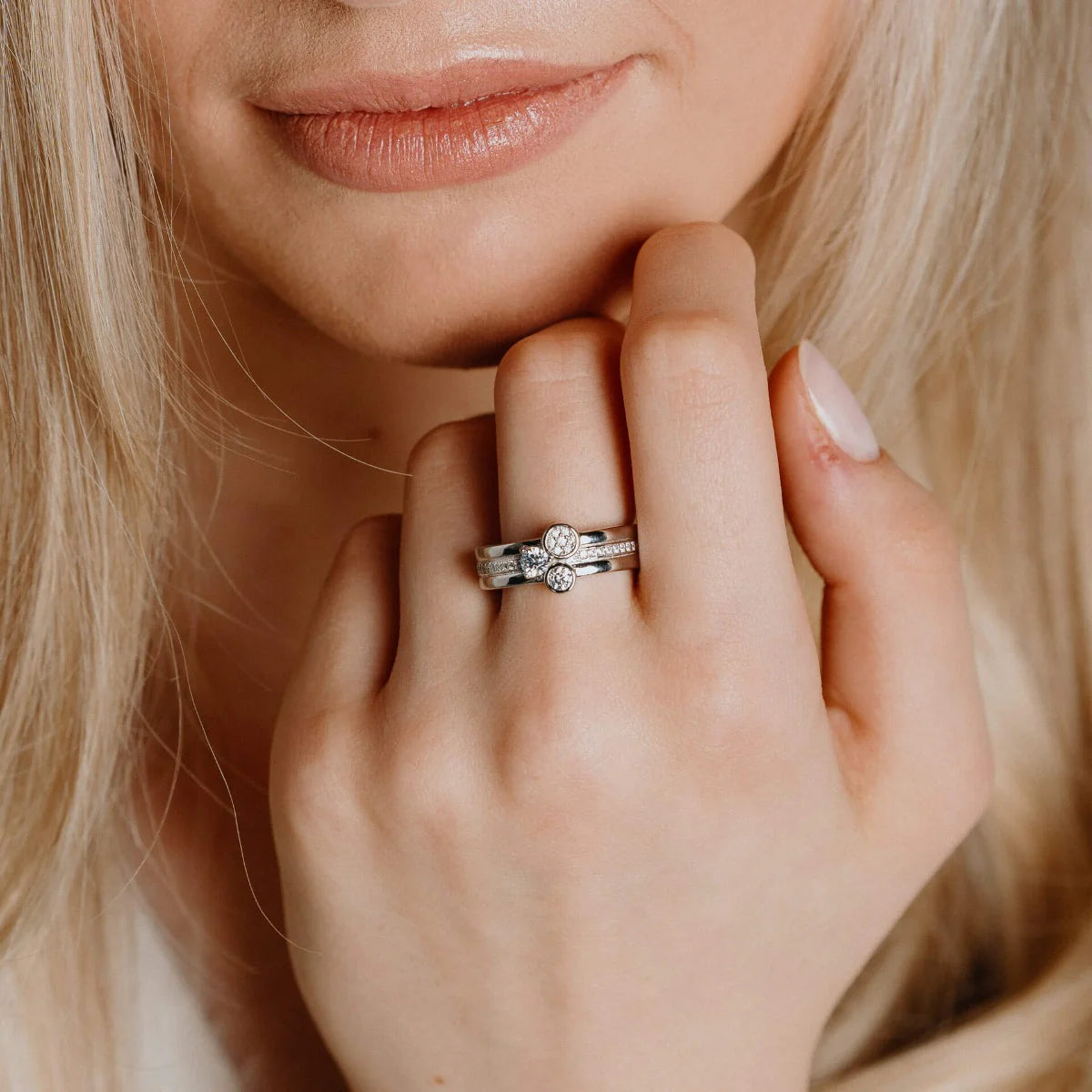Triple Stacked Band Ring