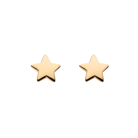 Golden Star Stud Earrings