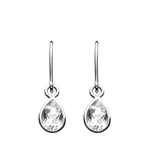 Spectrum Cubic Zirconia Tear Stone Drop Earrings