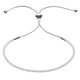 Multi White Cubic Zirconia Toggle Bracelet