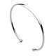 Plain Open Torque Ball Bangle