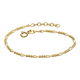 Golden Figaro Gold Plate Bracelet