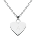 Dinky Heart Alphabet Initial Pendant
