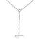 T-bar Style Lariat Chain Necklet