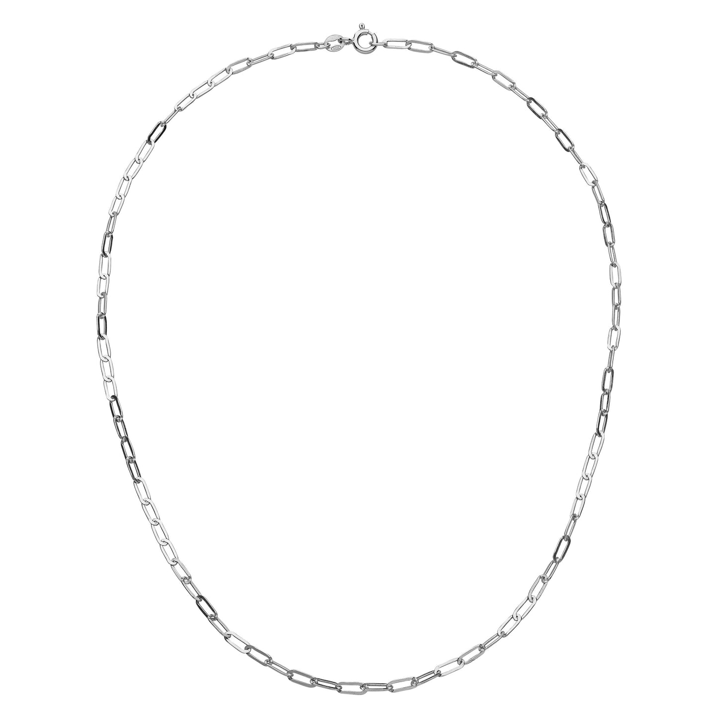 Paperclip Link Chain 18" Necklace