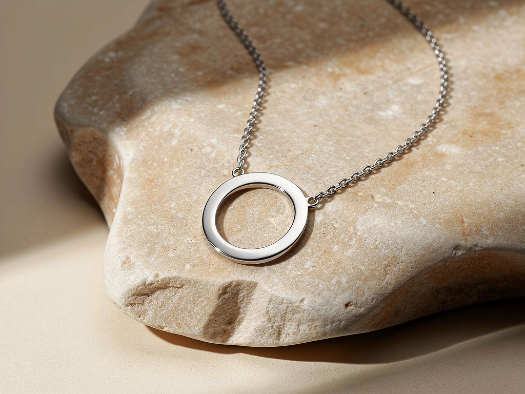 Double Circle Link 18" Necklace