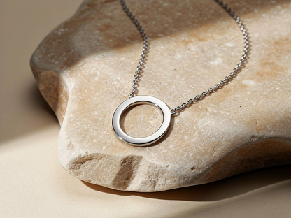 Double Circle Link 18" Necklace