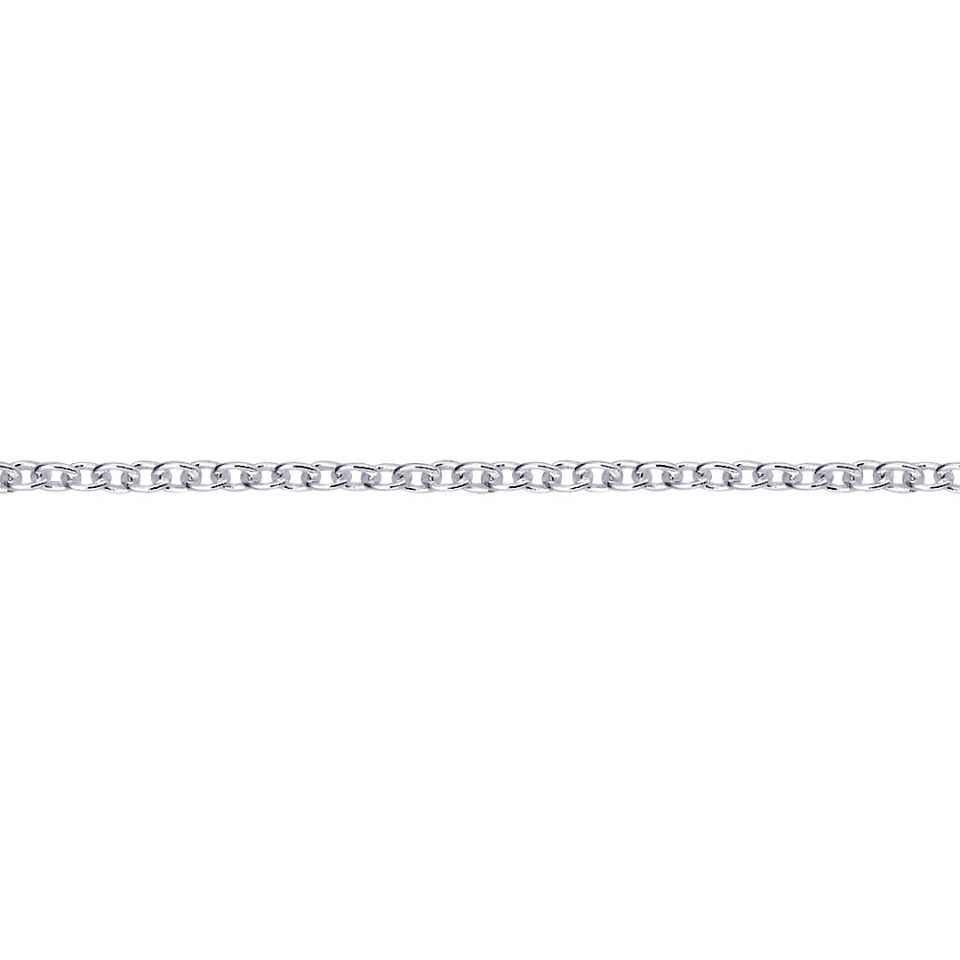 Rhodium Plate Fine Trace Chain