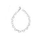 Diamond Cut Heart Silver Bracelet