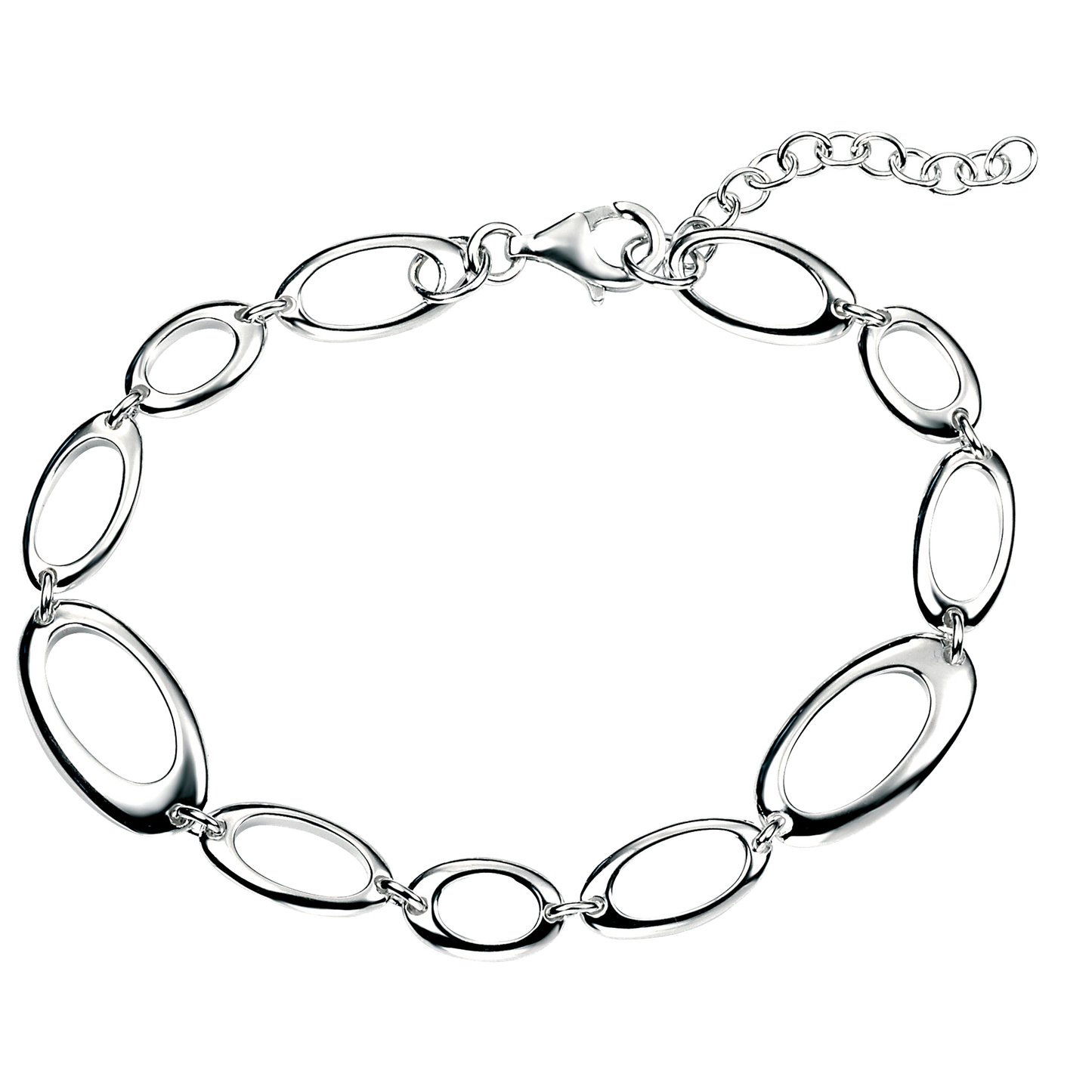 Open Oval Link Bracelet