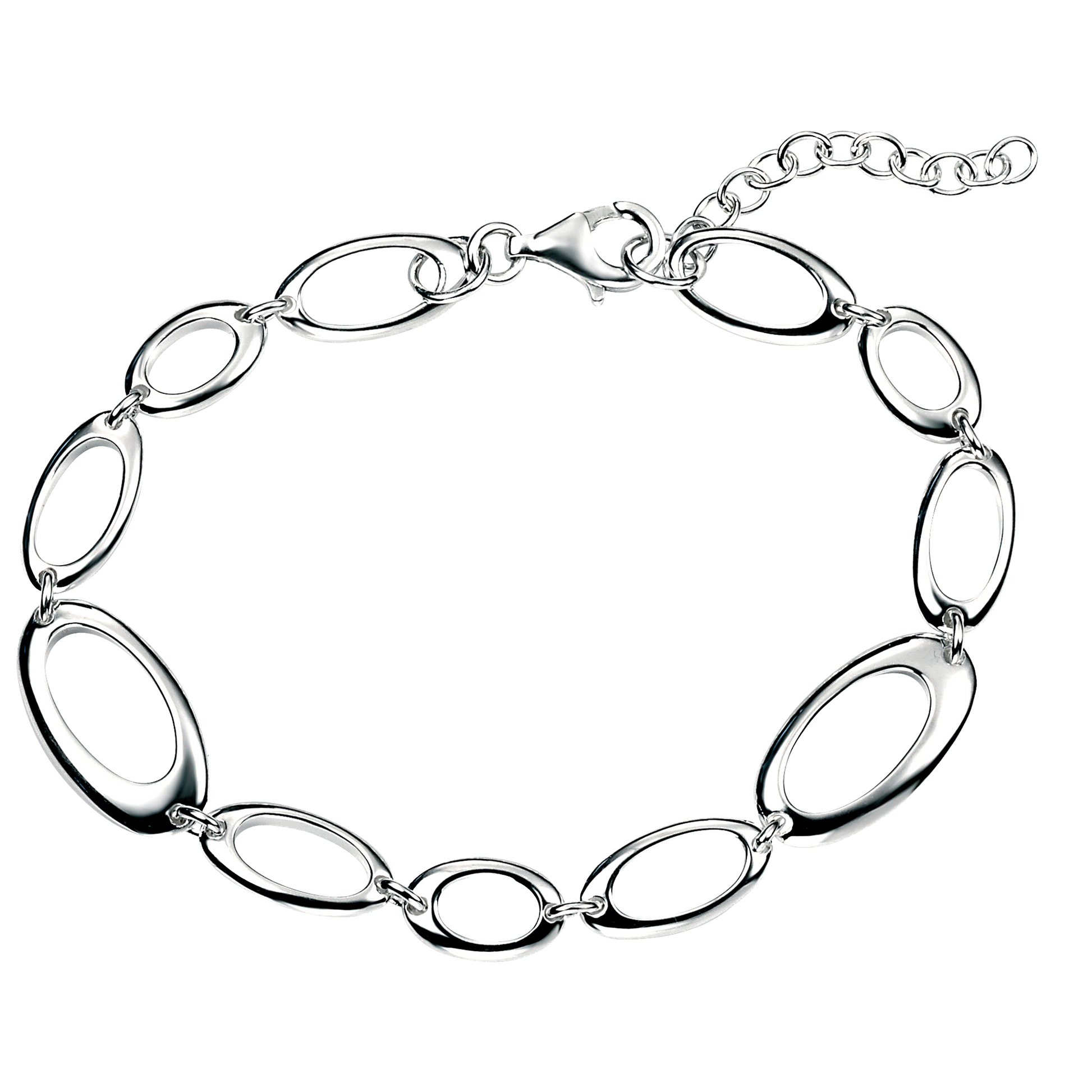 Open Oval Link Bracelet