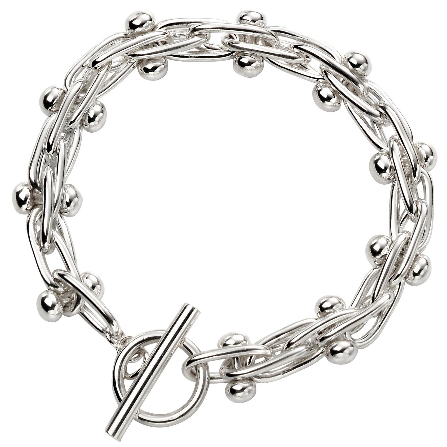 Mexican Style Ball and Bar Bracelet