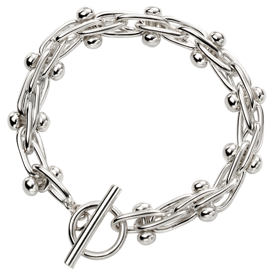 Mexican Style Ball and Bar Bracelet