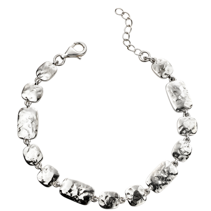 Hammered Multi Link Bracelet