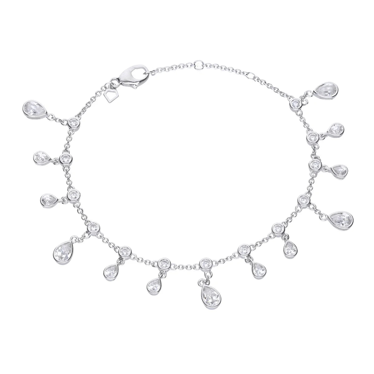 Multi Drop Zirconia Bracelet