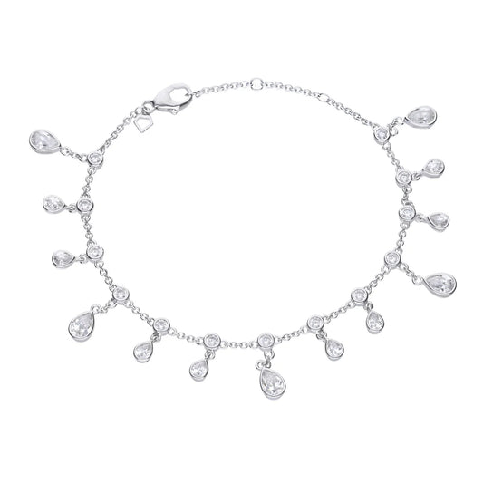 Multi Drop Zirconia Bracelet