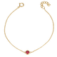 Ruby Crystal July Birthstone Bracelet