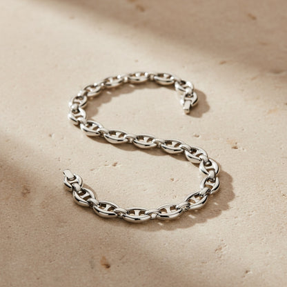 Heavy Weight Linked Chain Bracelet
