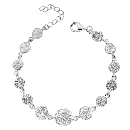 Spray Textured Discs Bracelet