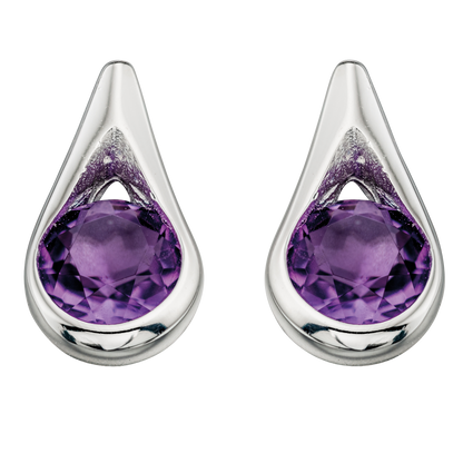 Teardrop Stud Earrings