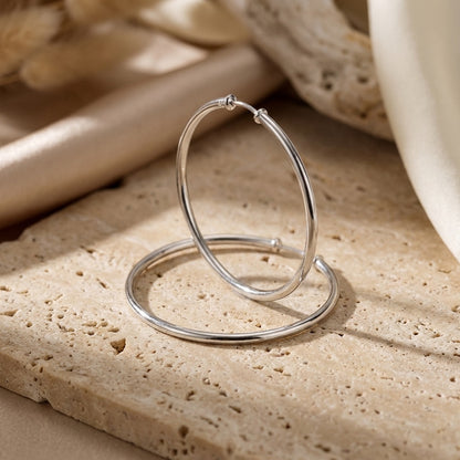 Plain Hoop Earrings