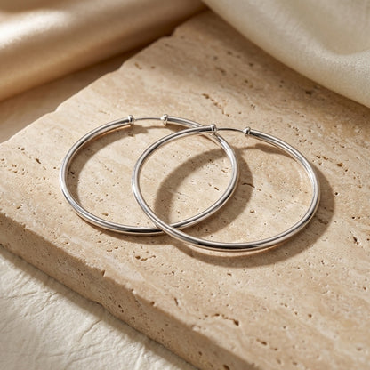 Plain Hoop Earrings