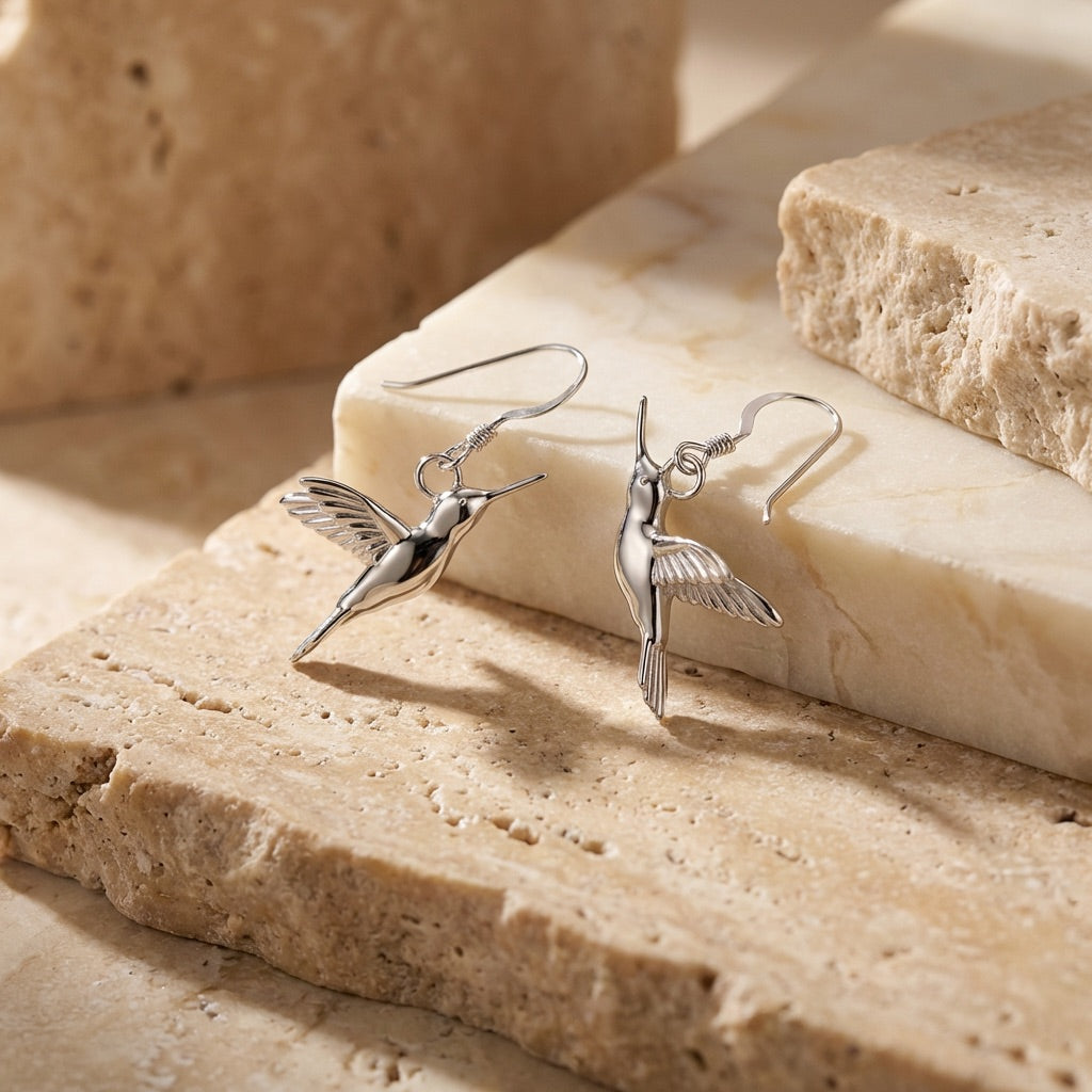 Hummingbird Drop Earrings