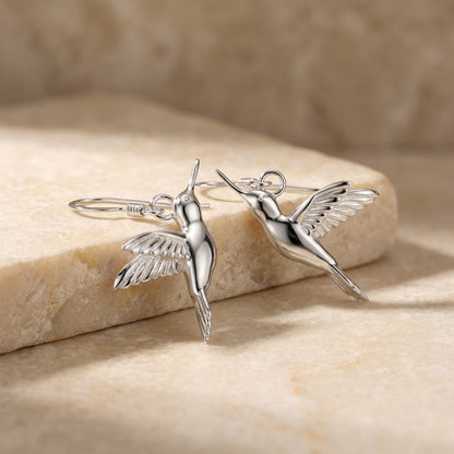 Hummingbird Drop Earrings