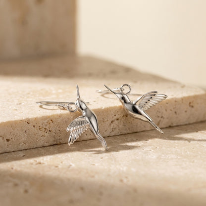 Hummingbird Drop Earrings