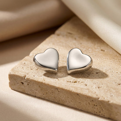 Heart Stud Earrings