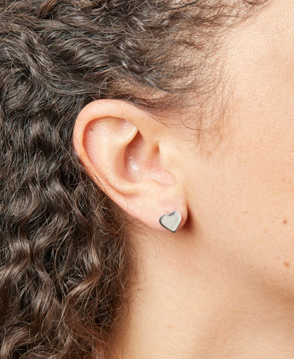 Heart Stud Earrings
