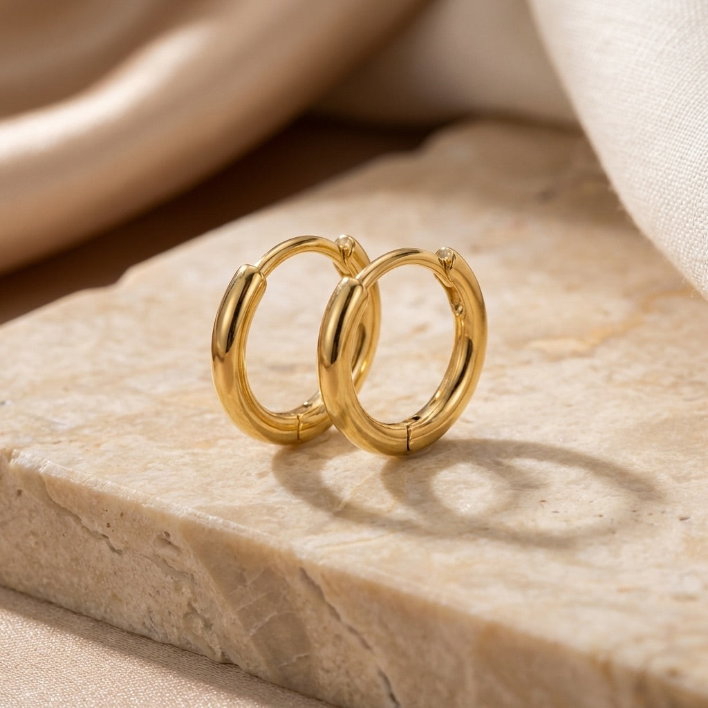 Plain Hoop Earrings