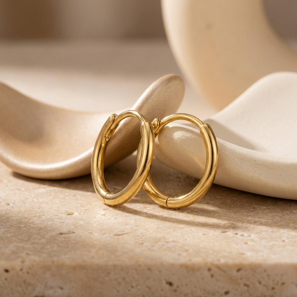 Plain Hoop Earrings