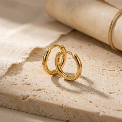 Plain Hoop Earrings