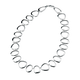Cut Out Pebble Shape Link Necklace