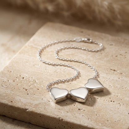 Triple Heart Necklace