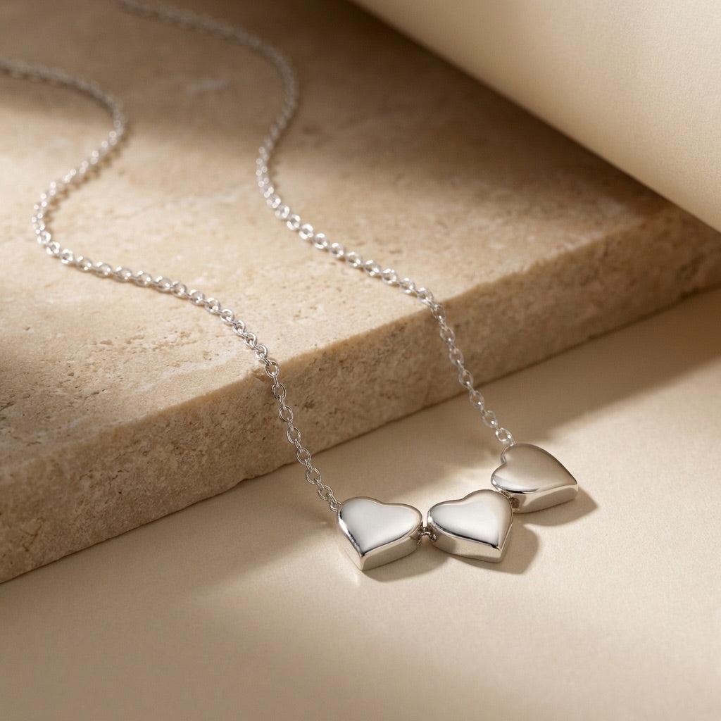 Triple Heart Necklace