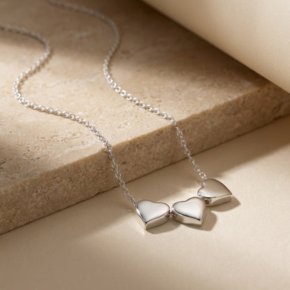 Triple Heart Necklace