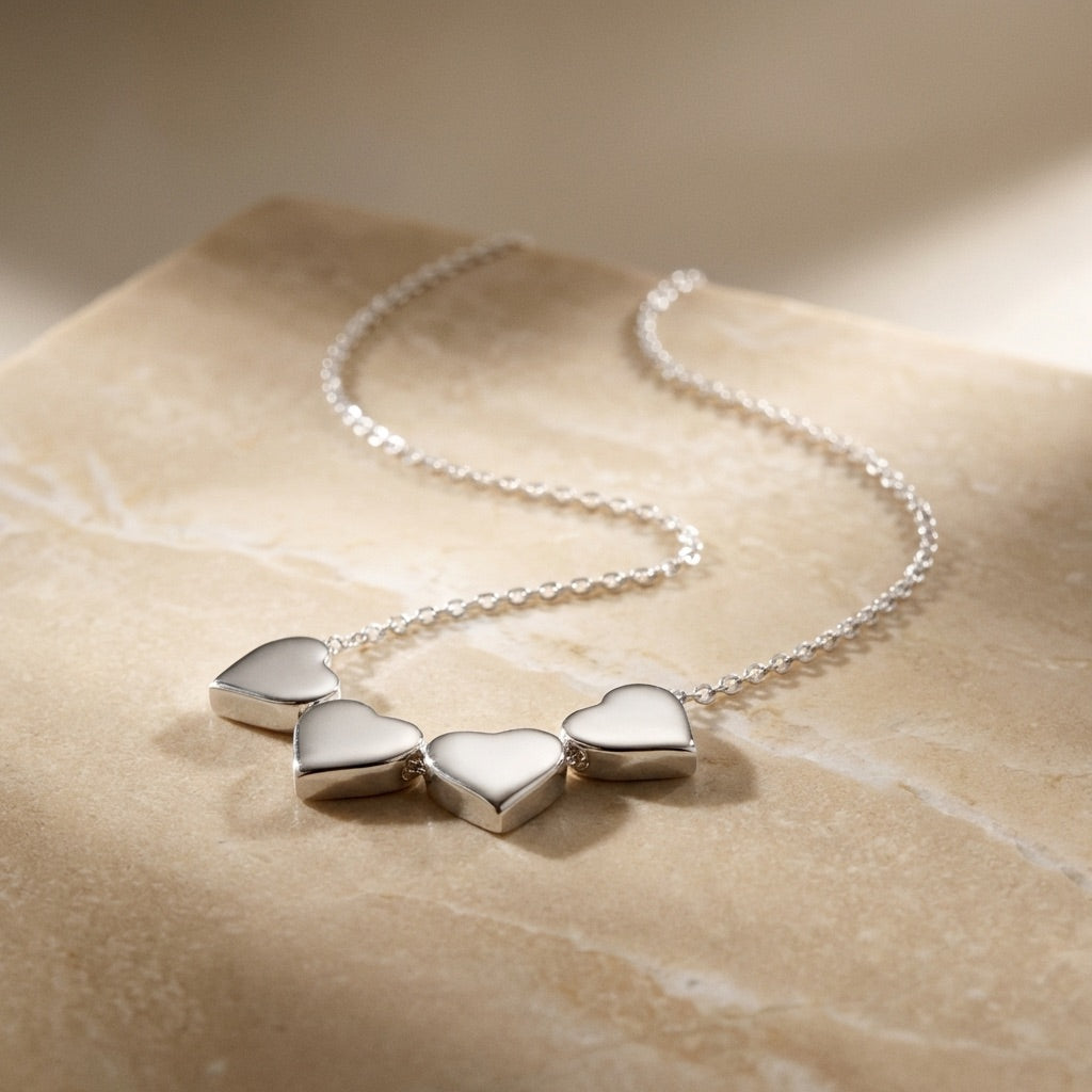 Triple Heart Necklace