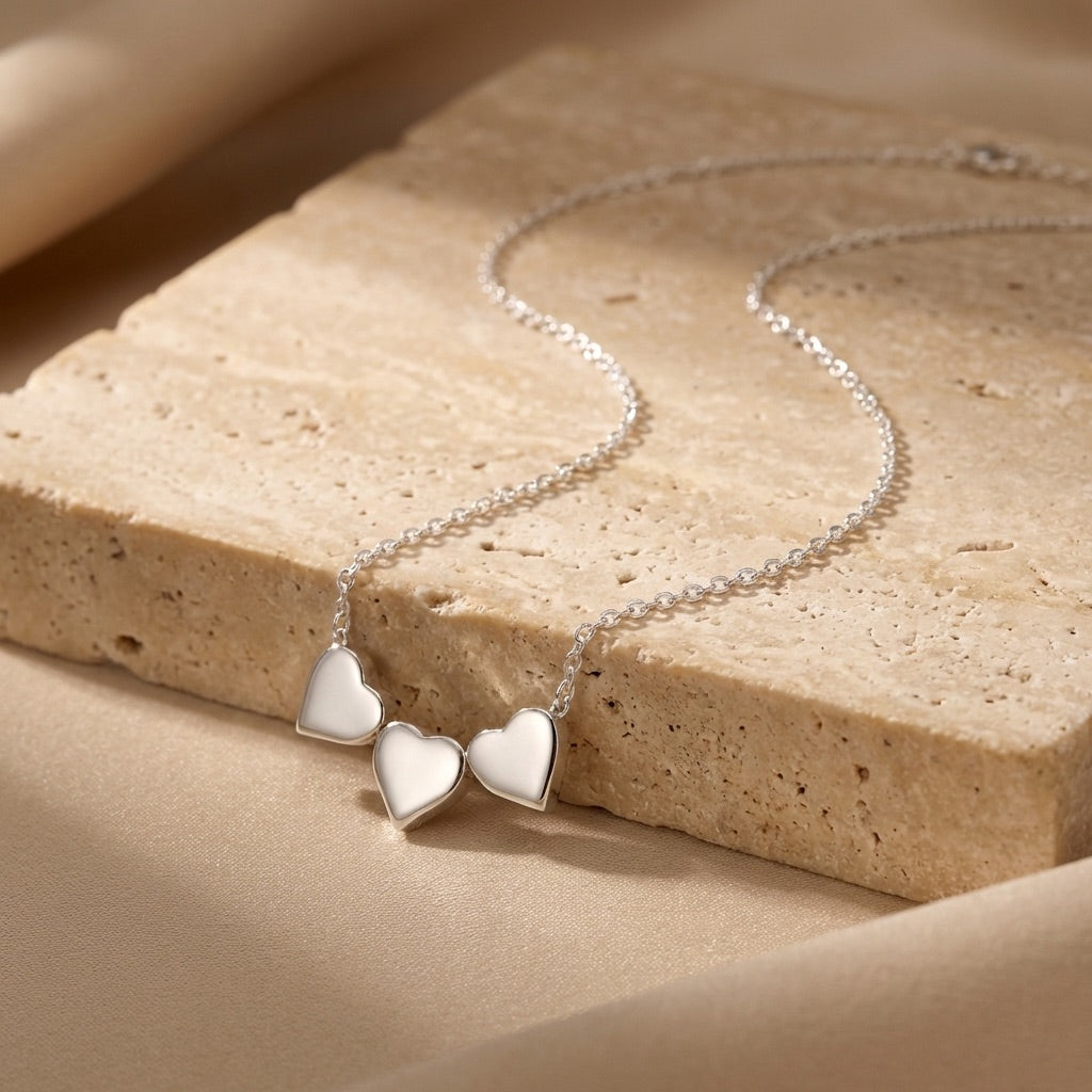 Triple Heart Necklace