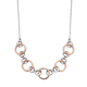 Silver and Rose Gold Multi Link Necklace