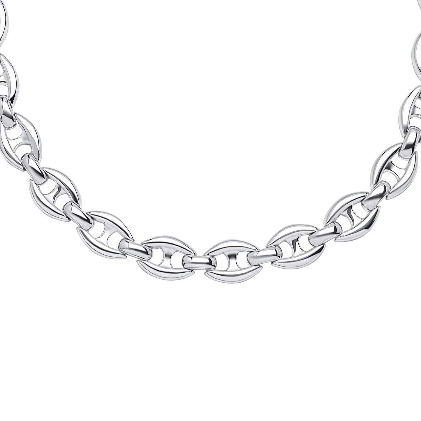 Heavy Weight Linked Chain Necklace