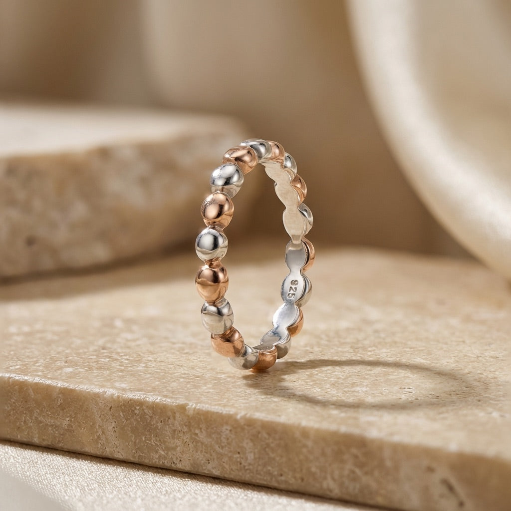 Mixed Ball Band Ring