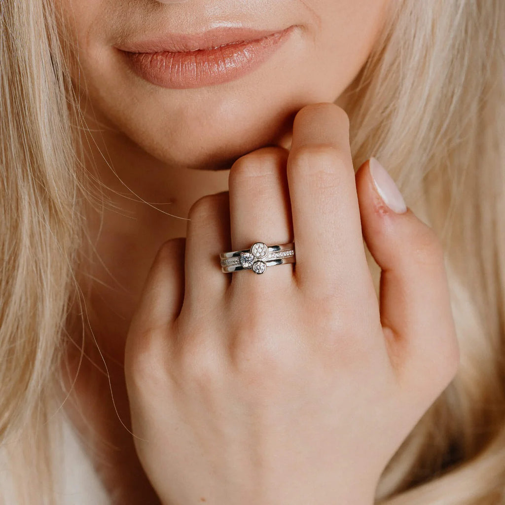 Triple Stacked Band Ring