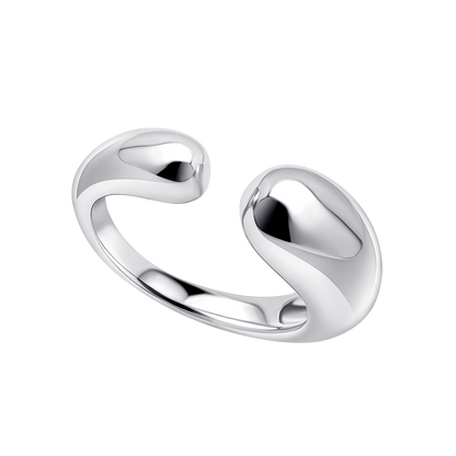 Open Organic Shaped Ring