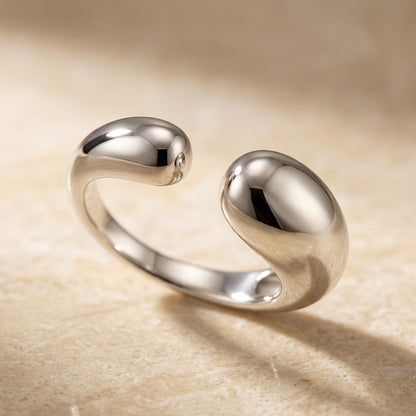 Open Organic Shaped Ring