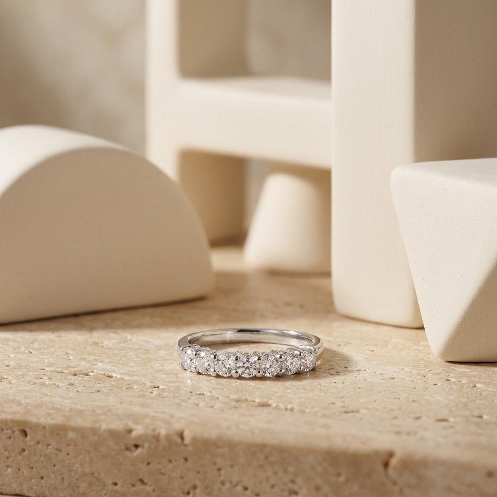 Claw Set Cubic Zirconia Ring