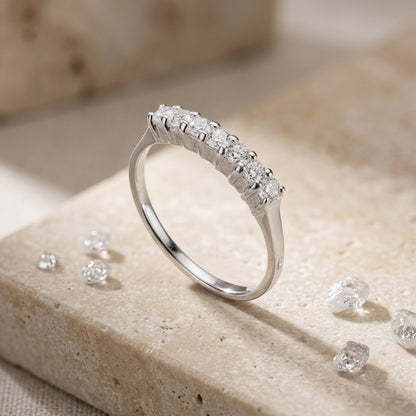 Claw Set Cubic Zirconia Ring