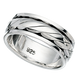 Twist Design Spinner Ring