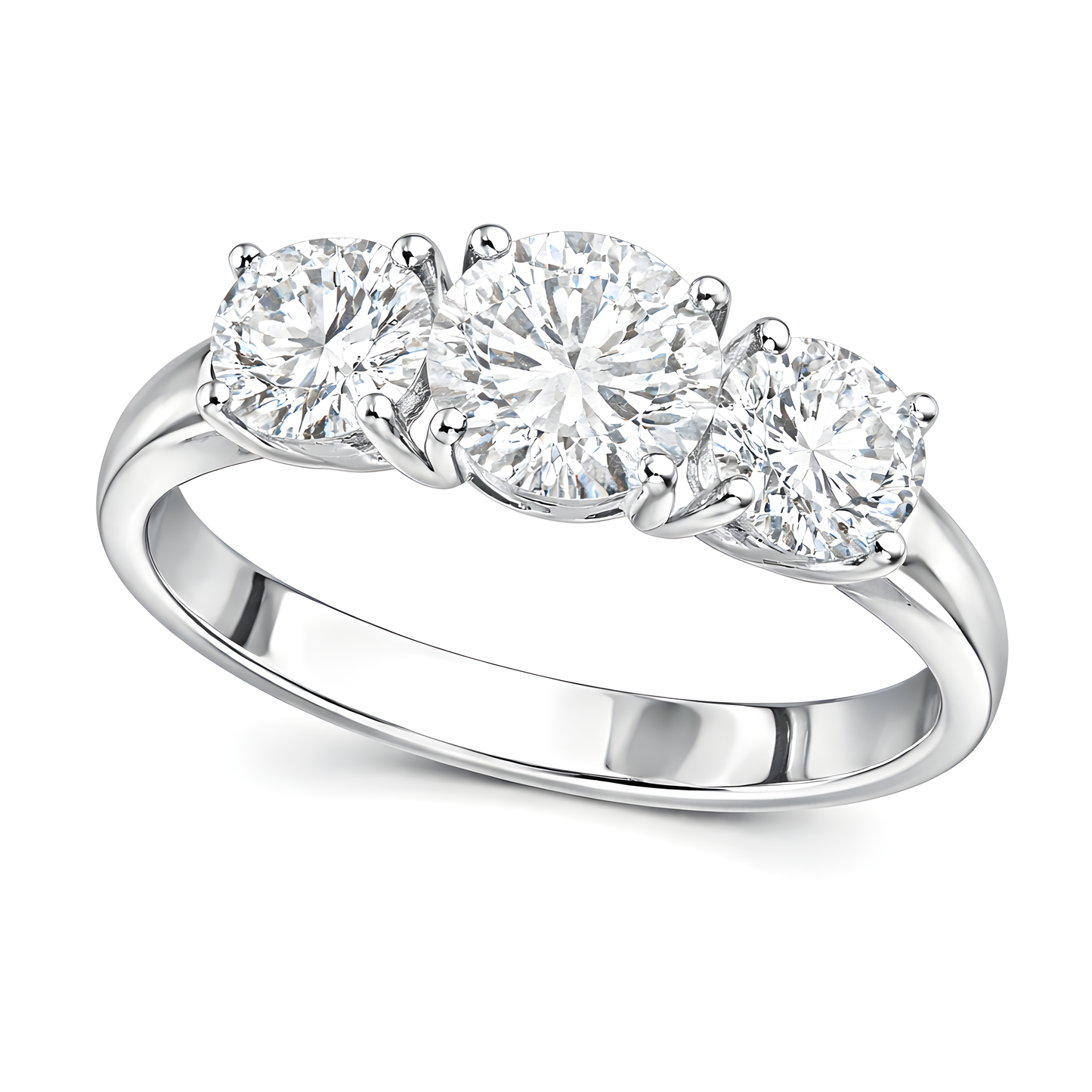 Trilogy Cubic Zirconia Ring
